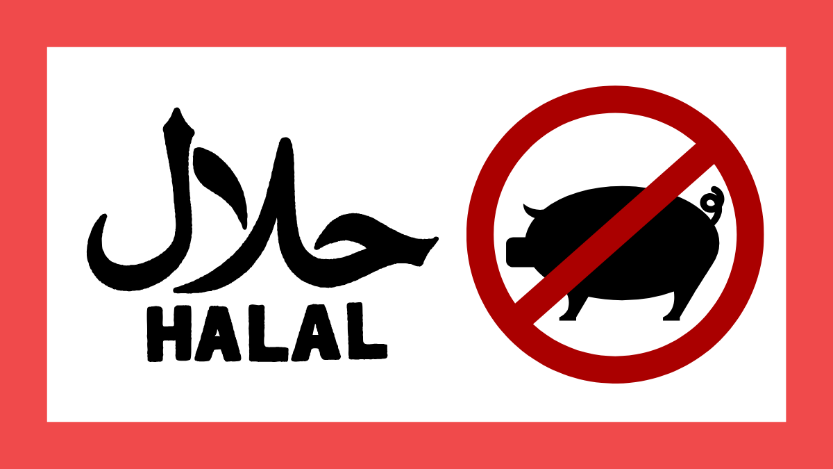 halal bukan hanya tidak ada babi dalam makanan.